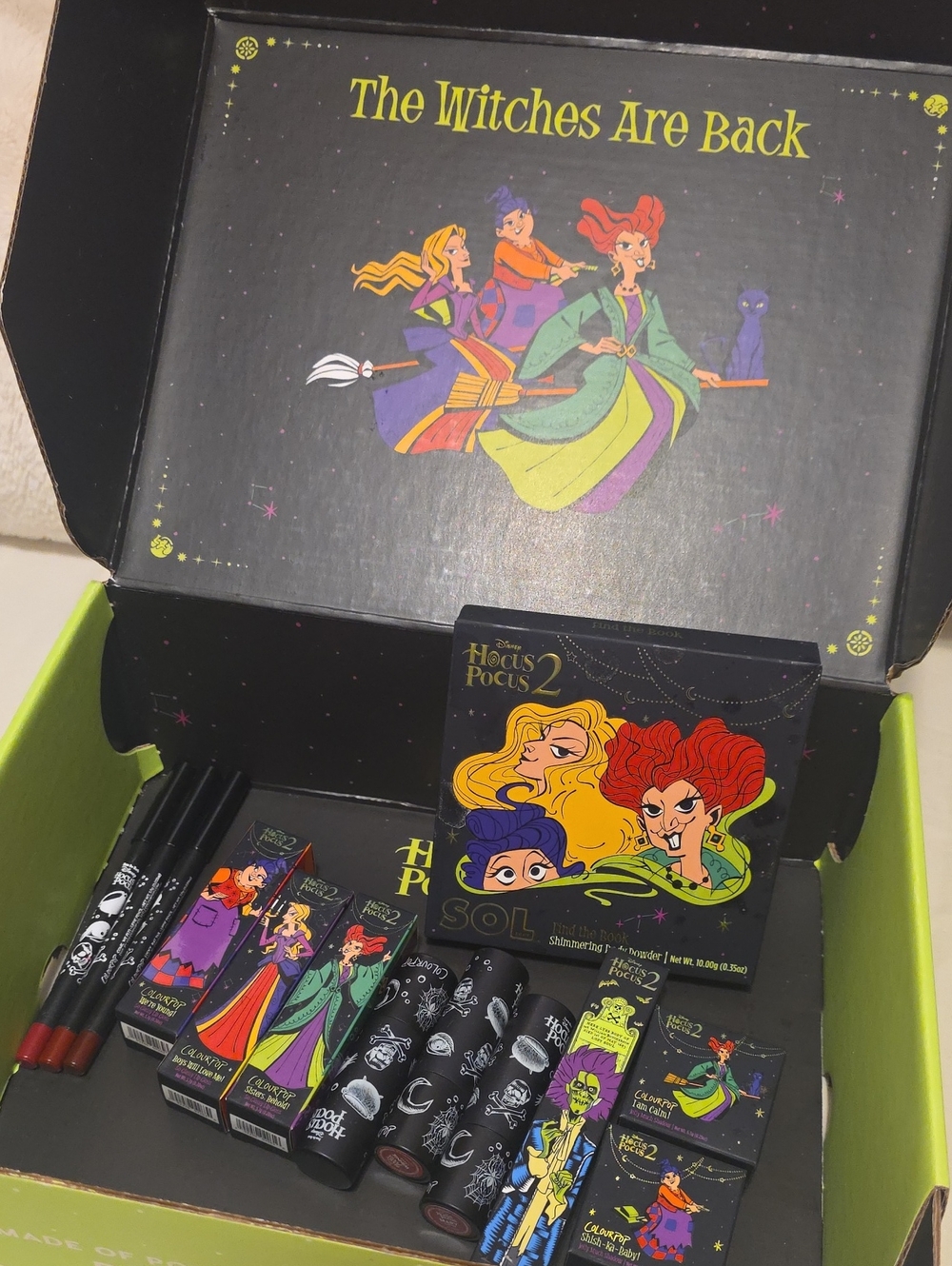 ColourPop x Disney Hocus Pocus 2 Full Collection Limited Edition NWT Sealed